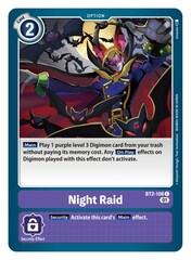 Night Raid - BT2-108 - C (Parallel Rare)