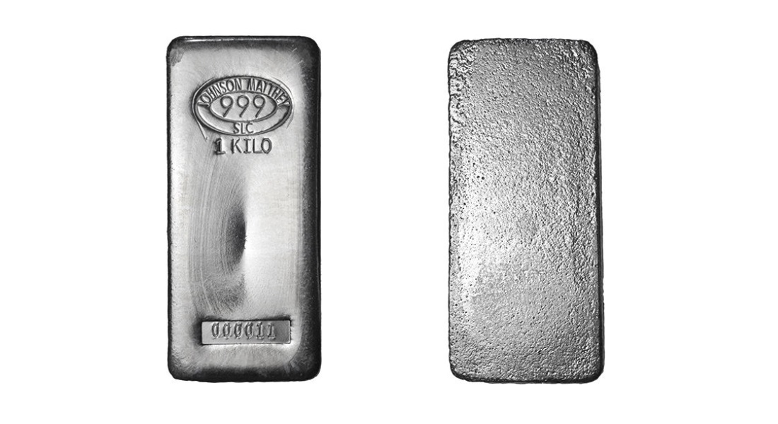 1 Kilo Johnson Matthey Silver Bar