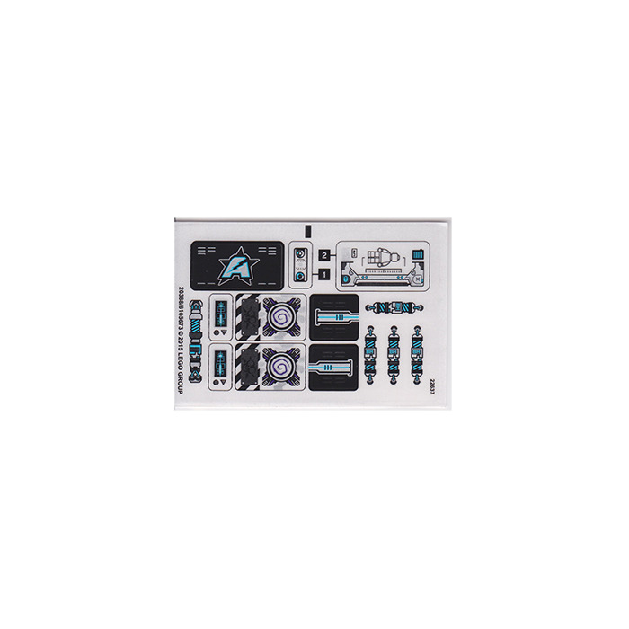 LEGO Sticker Sheet for Set 70169 (20388 / 20389)