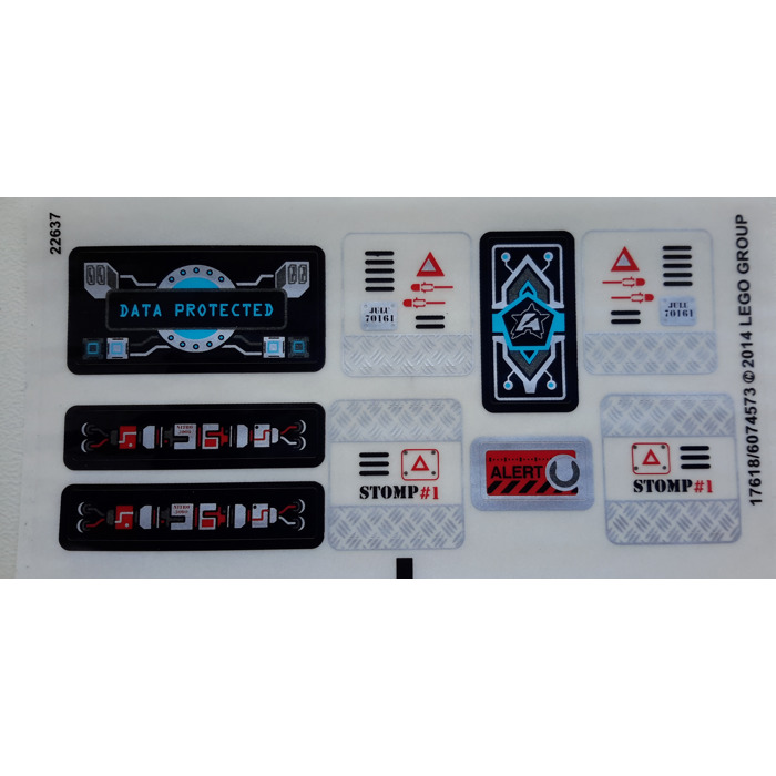LEGO Sticker Sheet for Set 70161 (17618)