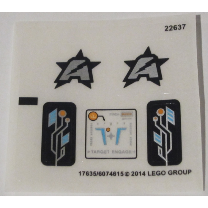 LEGO Sticker Sheet for Set 70162 (17635)