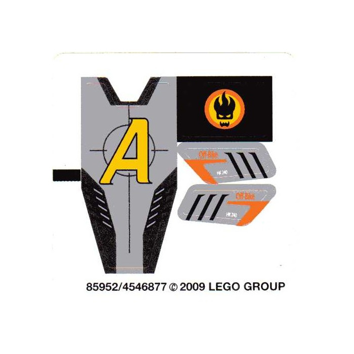 LEGO Sticker Sheet for Set 8967 (85952)
