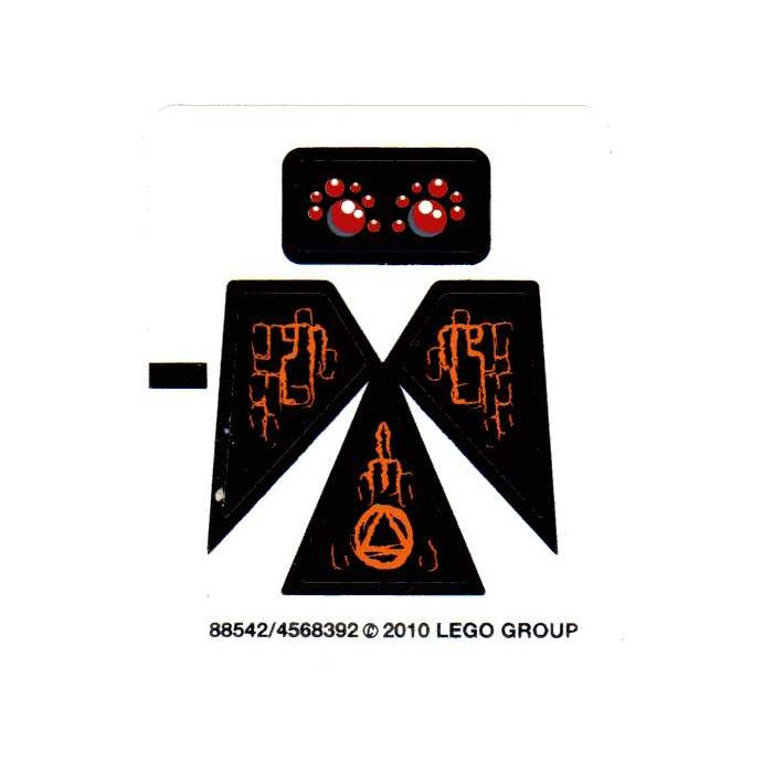 LEGO Sticker Sheet for Set 8056 (88542)