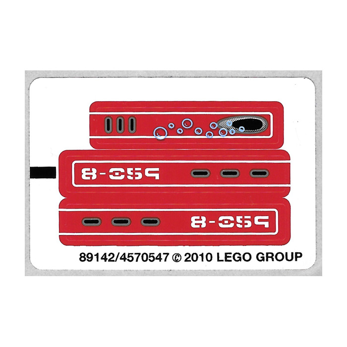 LEGO Sticker Sheet for Set 8059 (89142)
