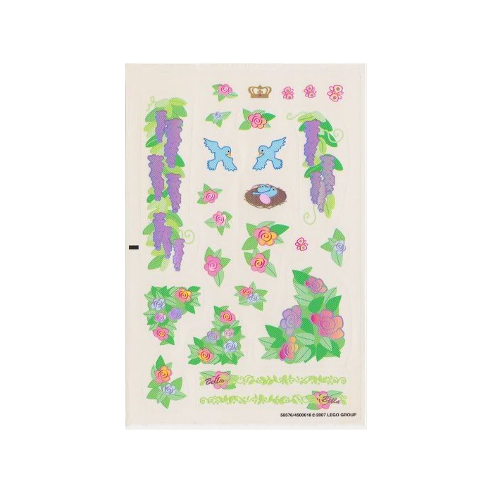 LEGO Sticker Sheet for Set 7582 (58576)
