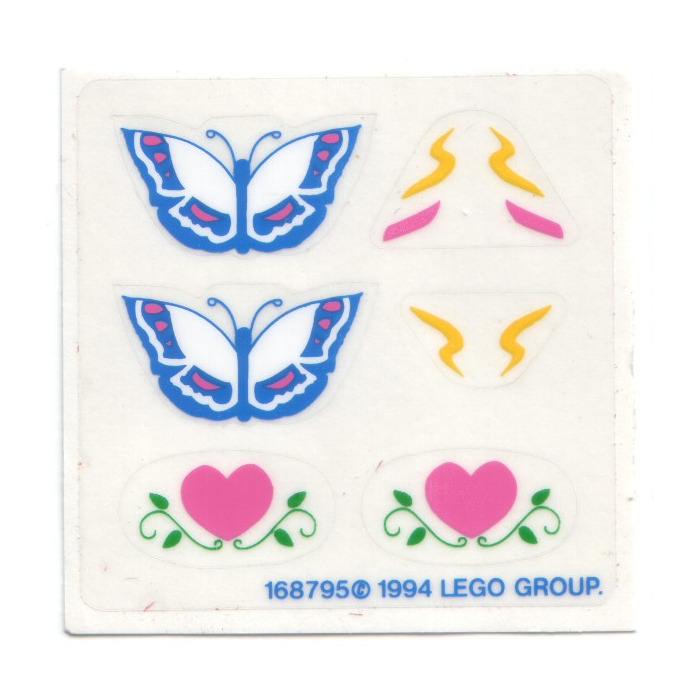 LEGO Sticker Sheet for Set 5870 (168795)
