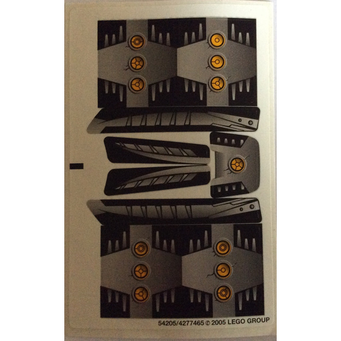 LEGO Sticker Sheet for Set 8758 (54205)