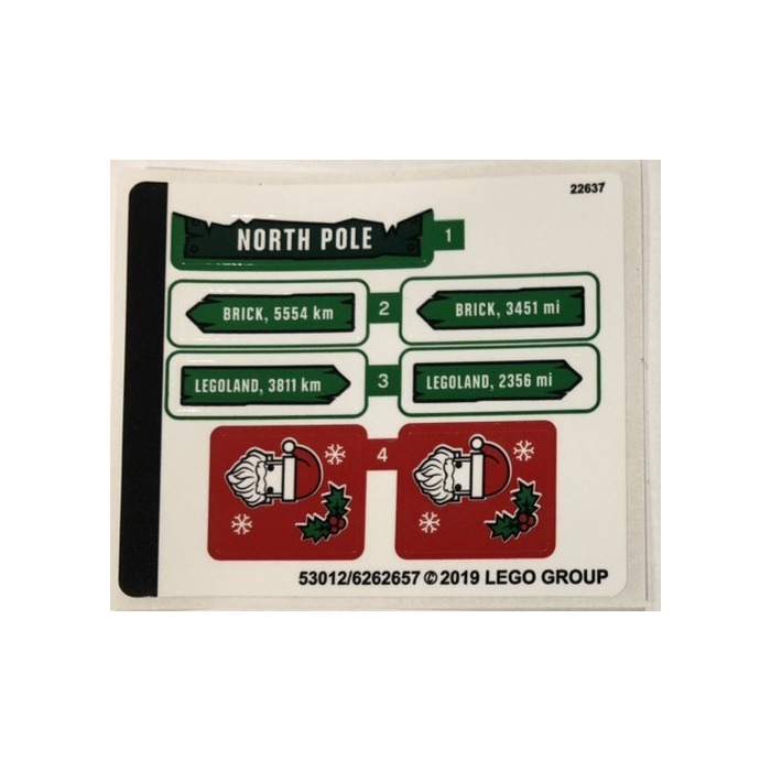LEGO Sticker Sheet for Set 40353 (53012)