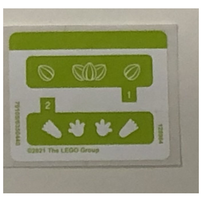 LEGO Sticker Sheet for Set 40482 (79105)