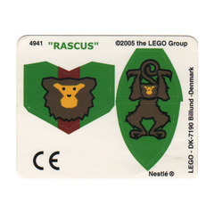 LEGO Sticker Sheet for Set 4941