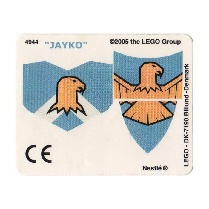 LEGO Sticker Sheet for Set 4944