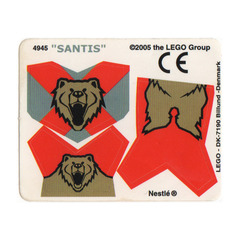 LEGO Sticker Sheet for Set 4945