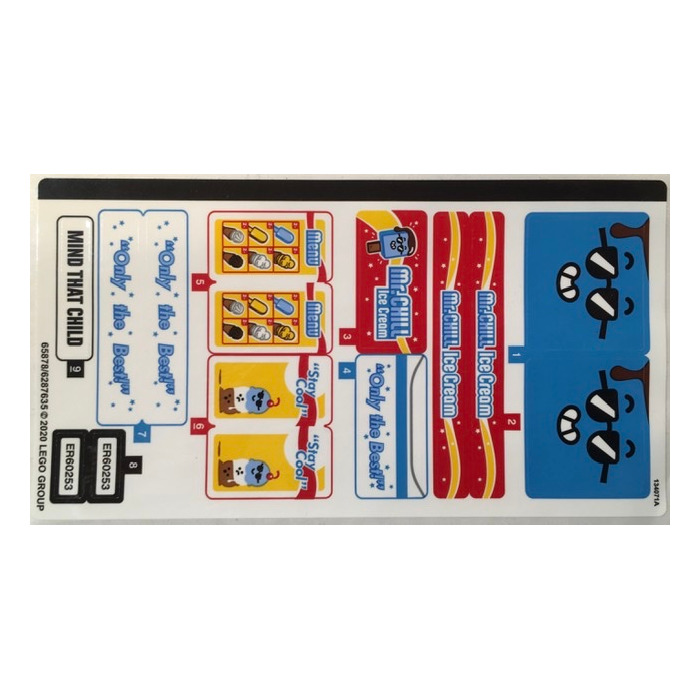 LEGO Sticker Sheet for Set 60253 (65878)