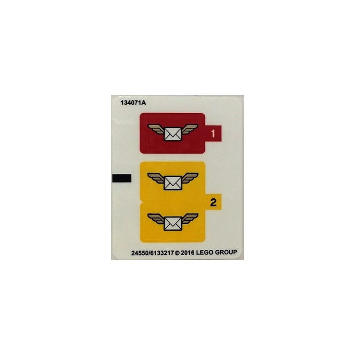 LEGO Sticker Sheet for Set 60100 (24545 / 24550)