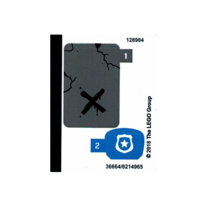 LEGO Sticker Sheet for Set 60170 (36664)