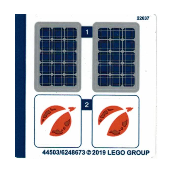 LEGO Sticker Sheet for Set 60224 (44503)