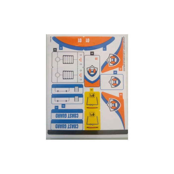 LEGO Sticker Sheet for Set 60164 (33376)