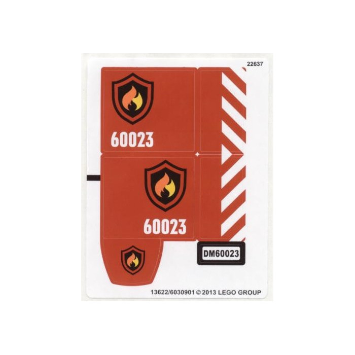 LEGO Sticker Sheet for Set 60023 (13622)