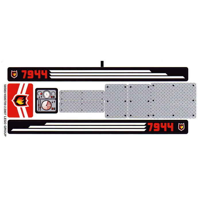 LEGO Sticker Sheet for Set 7944 (58580)