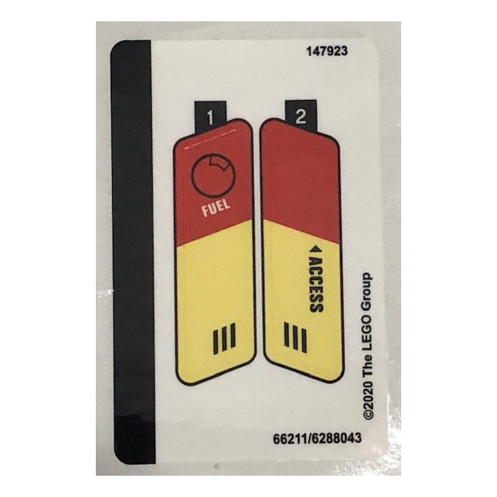 LEGO Sticker Sheet for Set 60248 (66211)