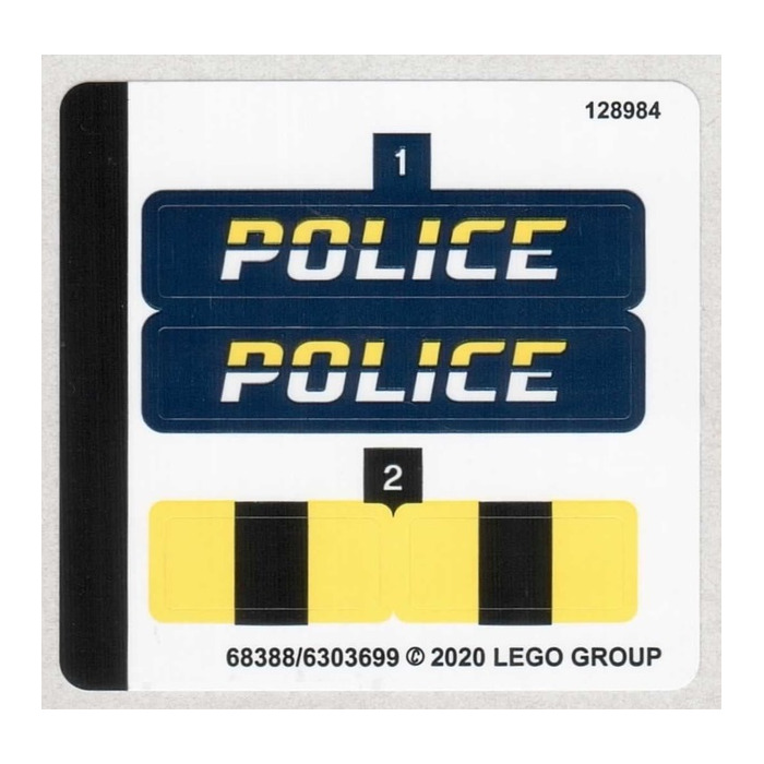 LEGO Sticker Sheet for Set 60274 (68388)