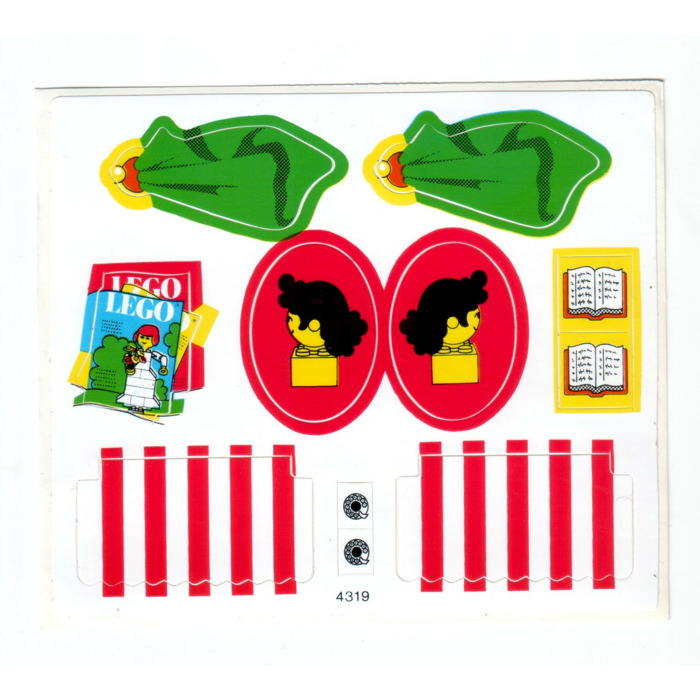LEGO Sticker Sheet for Set 230-1