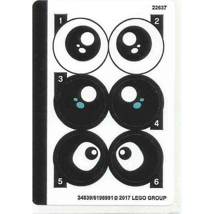 LEGO Sticker Sheet for Set 40251 (34839)