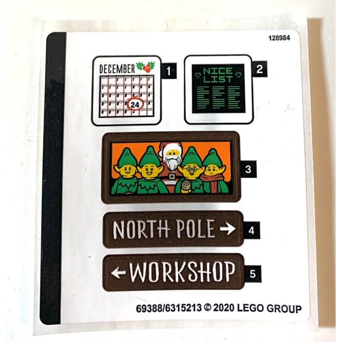 LEGO Sticker Sheet for Set 10275 (69388)