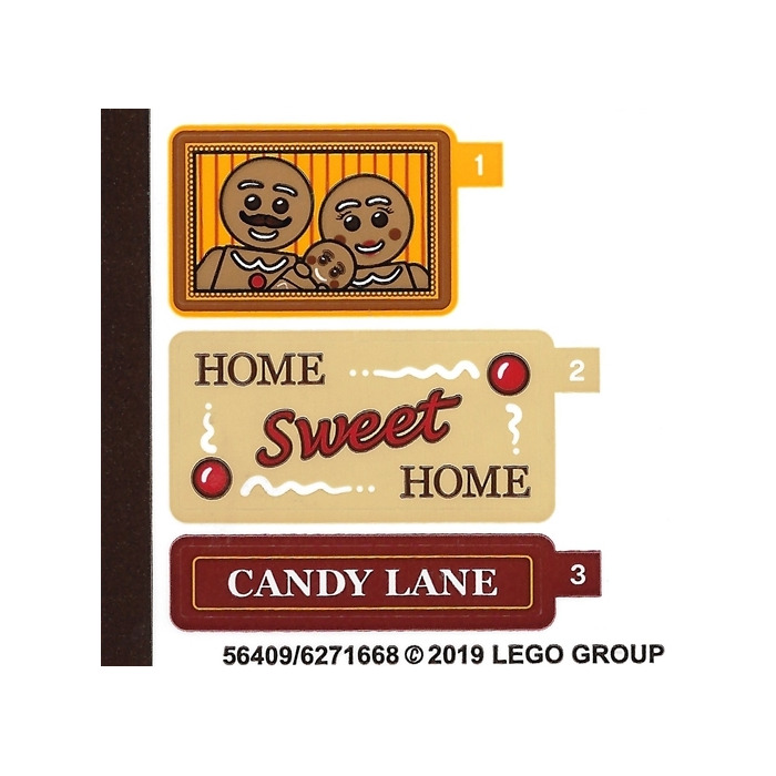 LEGO Sticker Sheet for Set 10267 (56409)