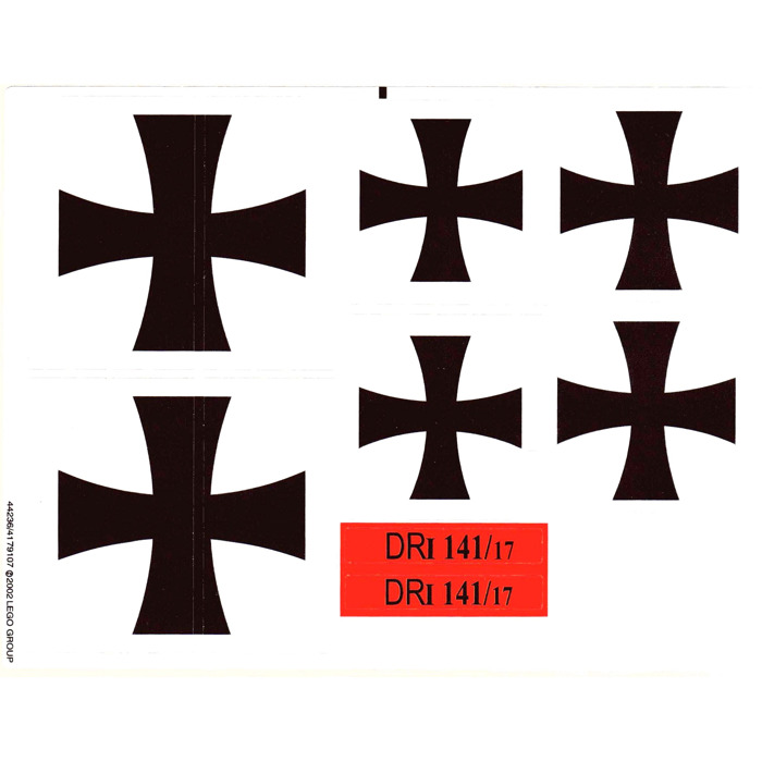 LEGO Sticker Sheet for Set 10024 (44236)