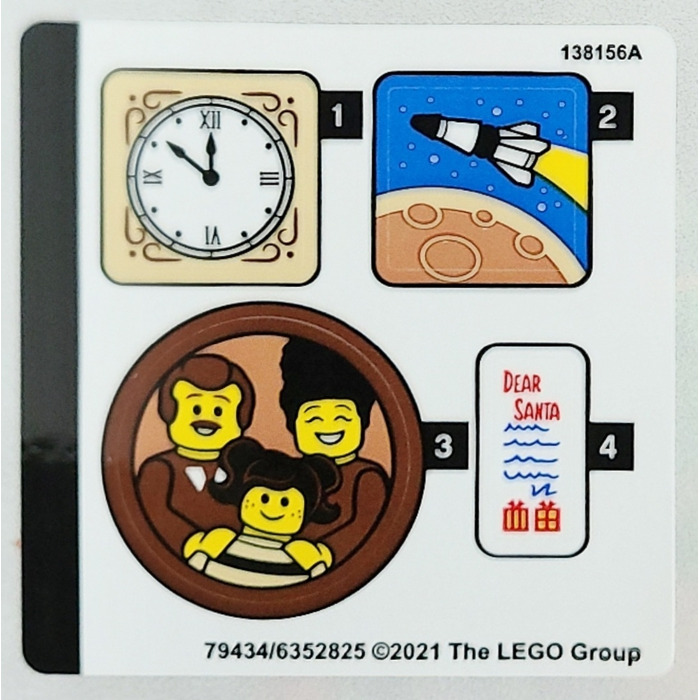 LEGO Sticker Sheet for Set 10293 (79434)