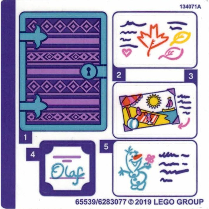 LEGO Sticker Sheet for Set 41169 (65539)
