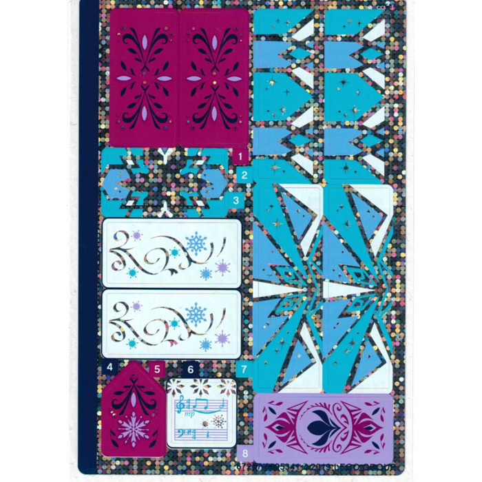 LEGO Sticker Sheet for Set 43172 (67267)