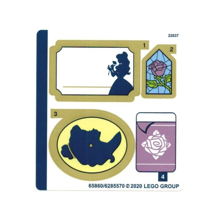 LEGO Sticker Sheet 1 for Set 43177 (65860)