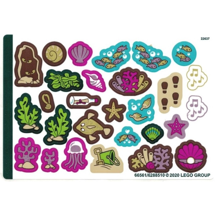 LEGO Sticker Sheet 2 for Set 43176 (66561)