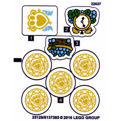LEGO Sticker Sheet for Set 41142 (25130)