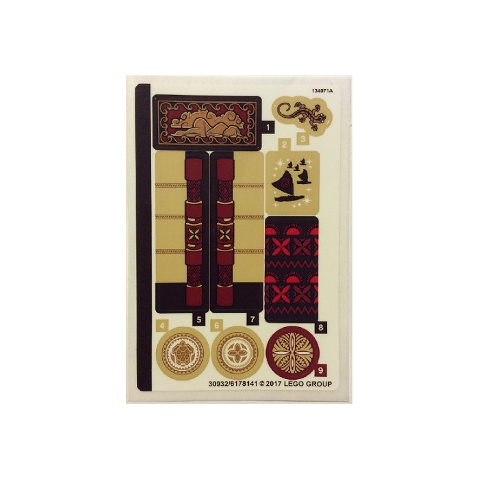 LEGO Sticker Sheet for Set 41149 (30932)
