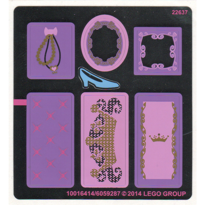 LEGO Sticker Sheet 1 for Set 41055 (16414)