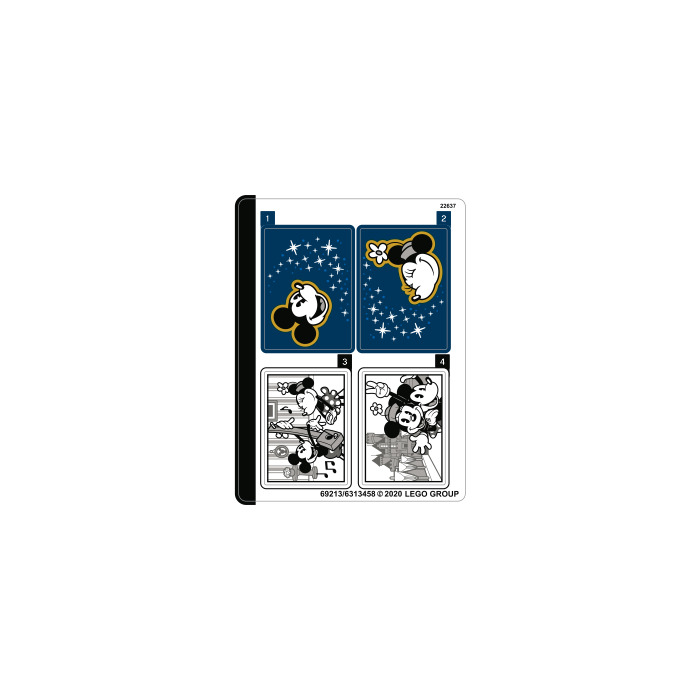 LEGO Sticker Sheet for Set 43179 (69213)