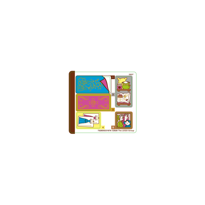 LEGO Sticker Sheet for Set 43188 (75285)
