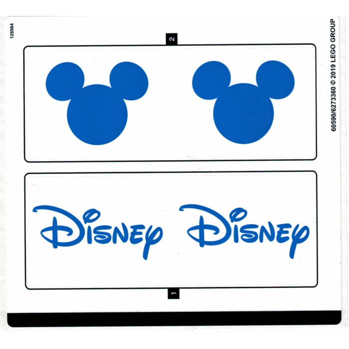 LEGO Sticker Sheet for Set 71044 (60590)