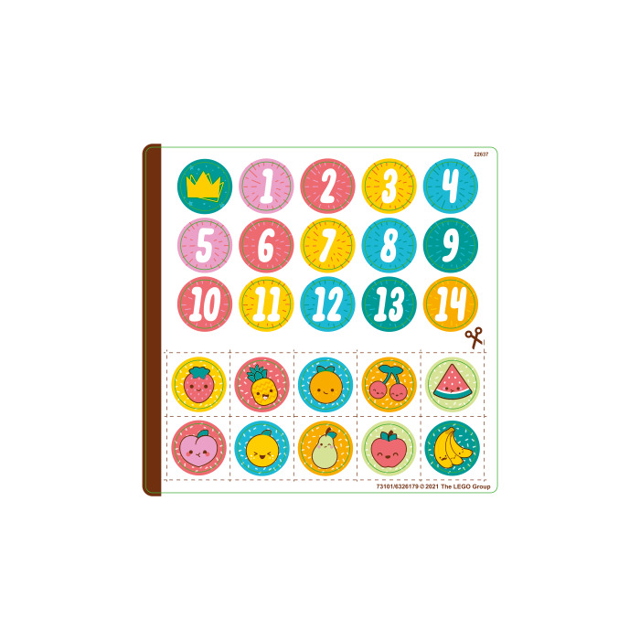 LEGO Sticker Sheet for Set 41926 (73101)