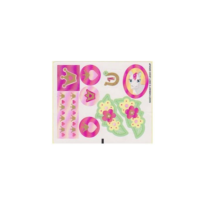 LEGO Sticker Sheet for Set 4826 / 4828 (58327)