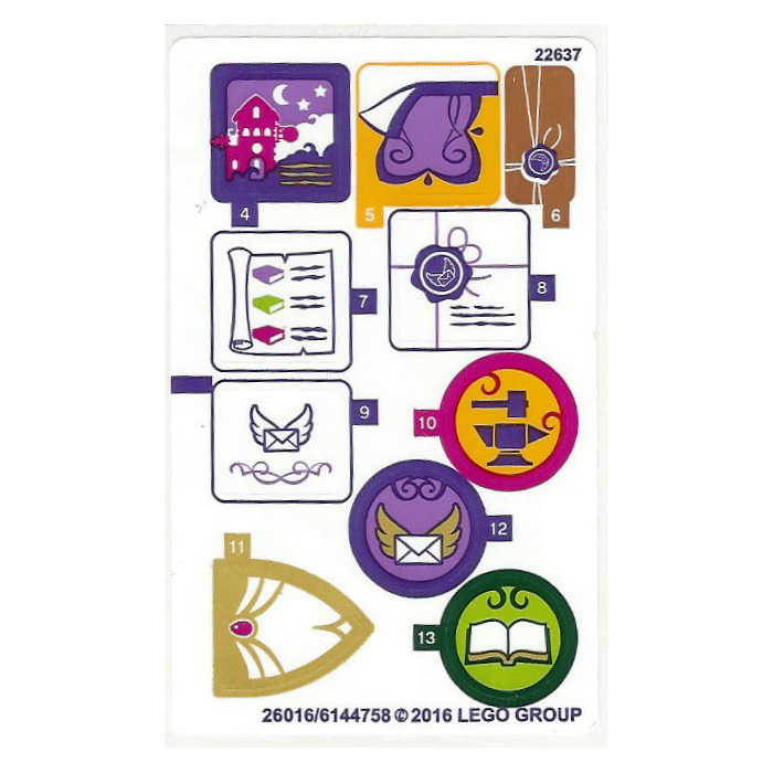 LEGO Sticker Sheet 2 for Set 41176 (26017)
