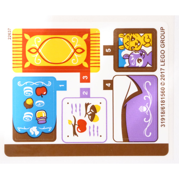 LEGO Sticker Sheet for Set 41182 (31918)