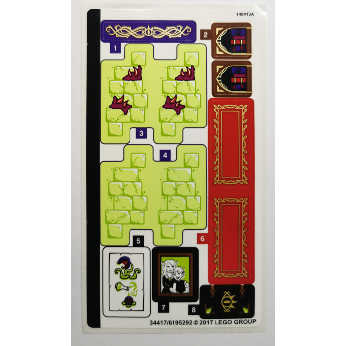 LEGO Sticker Sheet for Set 41188 (34417)