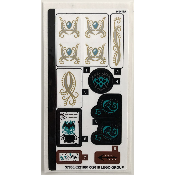 LEGO Sticker Sheet for Set 41195 (37803)