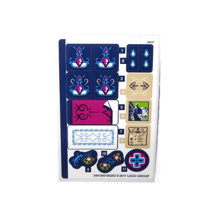 LEGO Sticker Sheet for Set 41187 (34418)