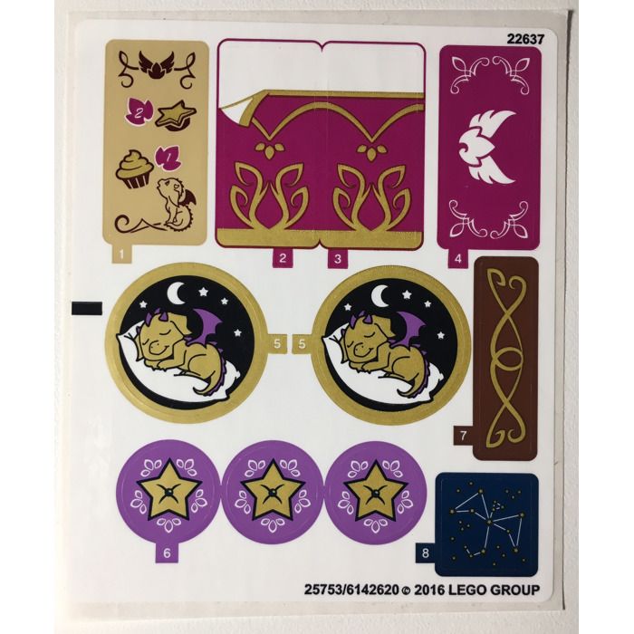 LEGO Sticker Sheet for Set 41174 (25753 / 25754)