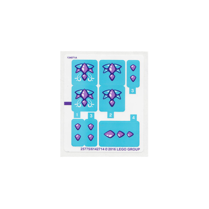LEGO Sticker Sheet for Set 41172 (25774 / 25775)